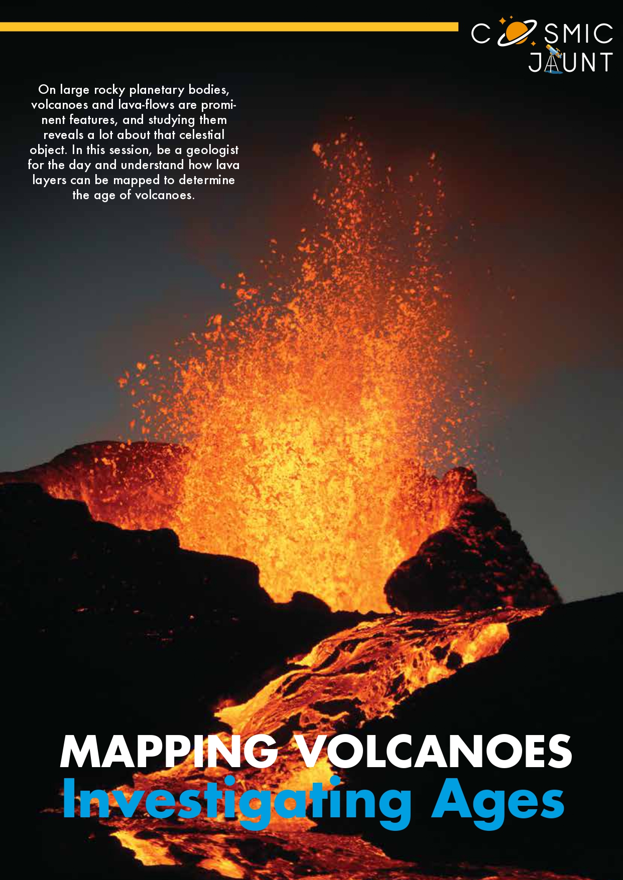 Mapping  volcanoes,  investigating  ages
